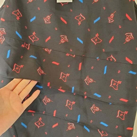 NEW Armani Exchange Colored Abstract Sleeveless Top Size Medium - Picture 7 of 9